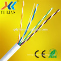 Jieyang factory network cable 4pr solid core 0.5mm 24awg 305m 1000ft OEM box package data transmission bc conductor cat5e